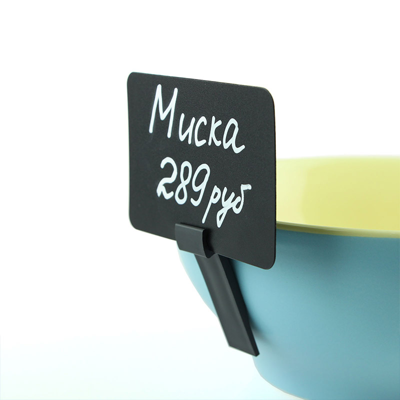 Держатель-зажим пластиковый MIDICLIP, цвет черный EPG